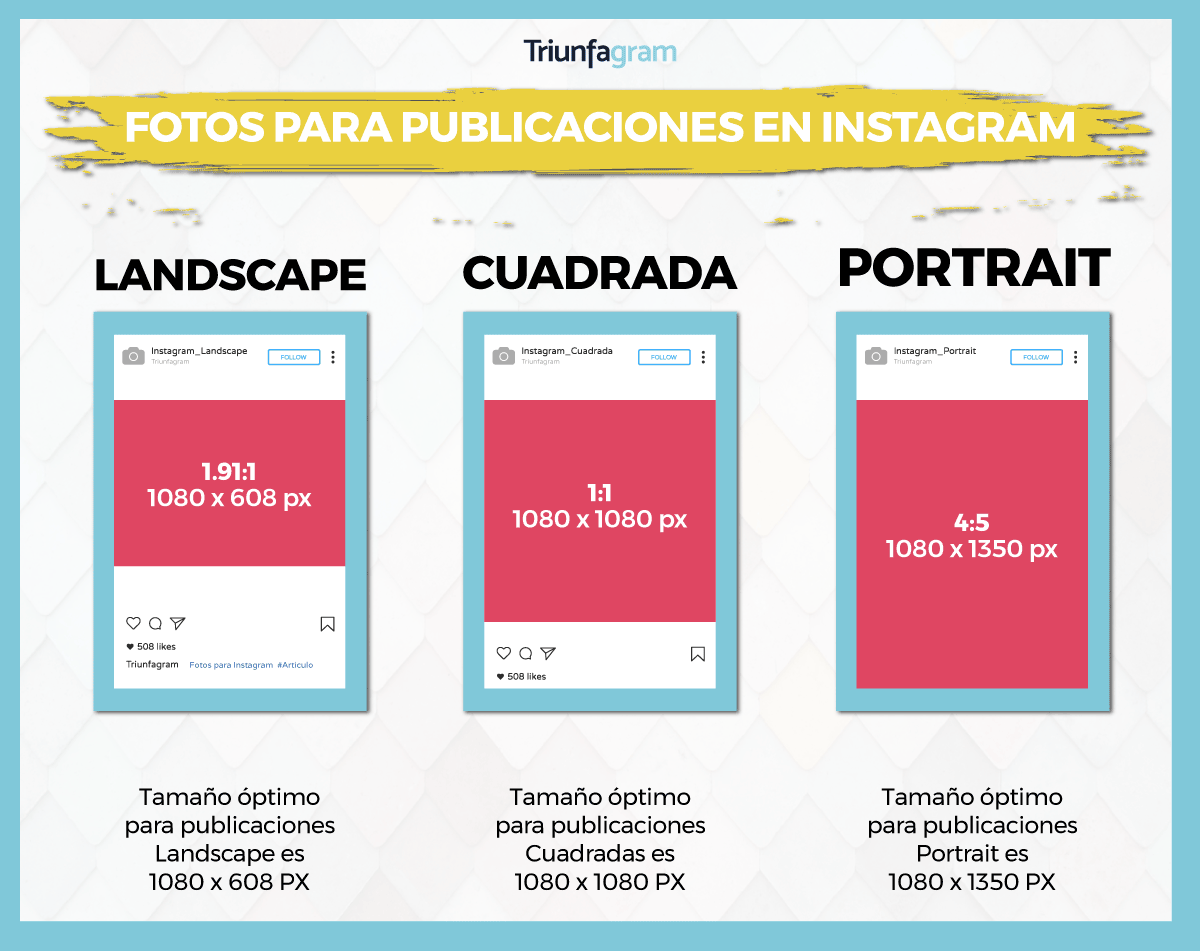 Descubre cuáles son todos los tamaños de fotos para Instagram